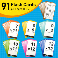 BenBen two-sided flash cards show problems on front and answers on back.