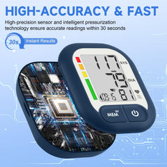 BENECEN BP Monitor stores 199 measurements with date and time for trend tracking.