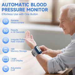 BENECEN BP Monitor automatic measurement delivers 30-second readings.