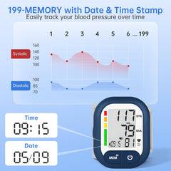 BENECEN BP Monitor batteries included for immediate use anywhere.