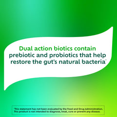 Benefiber Dual Action Biotic Plus Stress Relief sticks lined up for convenient daily use.