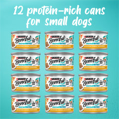 Boîte Beneful 85 g pour repas quotidien des chiens de petite race.