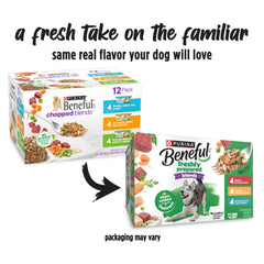 Beneful Freshly Prepared Blends chicken tub with real meat and gravy