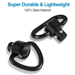 Bengor QD Sling Swivels D-Loop support for carabiners and hooks.