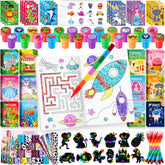 BenLouis mini coloring books set for kids party favors with bright designs