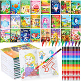 BenLouis coloring books with stacking crayons set for creative play and travel fun.