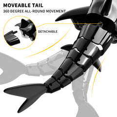 Bennol RC shark tail motion shows lifelike swimming