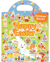Benresive Easter sticker book cover with handle for on-the-go toddler play.