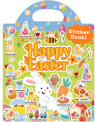 Benresive Easter sticker book cover with handle for on-the-go toddler play.