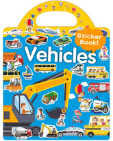 Benresive vehicle sticker book cover showing colorful reusable stickers for toddlers.