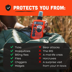 Ben's alcohol-free formula supports clean outdoor use