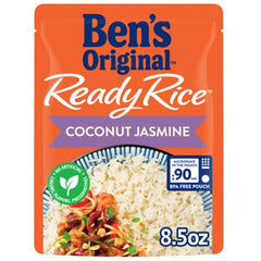 Pouring BEN'S ORIGINAL rice into a skillet for a quick heat-and-serve meal