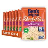 BEN'S ORIGINAL Ready Rice Jasmine in a bowl, quick 90-second side dish.