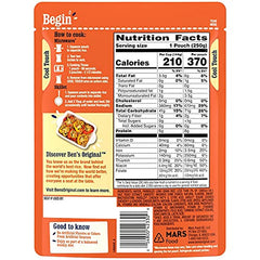 BEN'S ORIGINAL Ready Rice roasted chicken pouch heats in 90 seconds for quick meals.