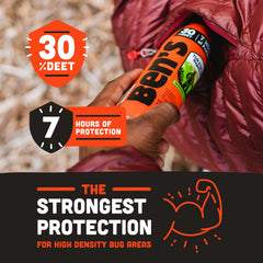 Ben's Tick & Insect Repellent applied on skin during outdoor use.