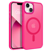 Bentoben pink case with translucent matte back protects logo and resists fingerprints.