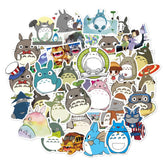 BERFLYTER Totoro stickers on a water bottle add durable color and personality.