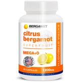 BergaMet Citrus Bergamot capsules—front view highlighting convenient daily support.