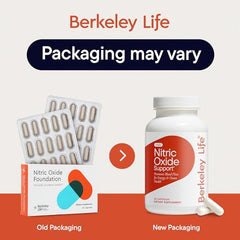 Close-up of Berkeley Life capsules showing convenient daily dosage