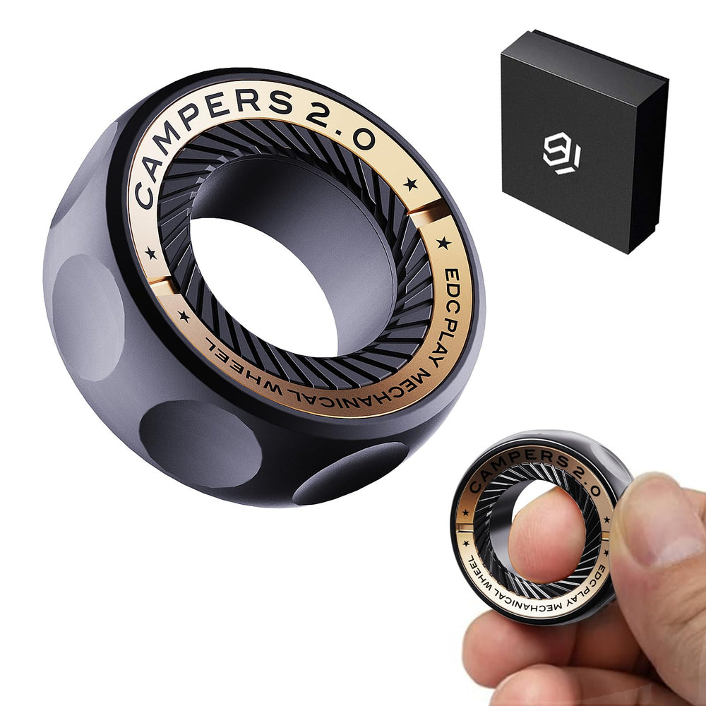 Berotok fidget ring magnetic design highlights focus and calm during work or study.