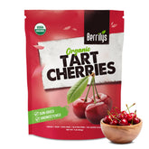 Berrilys organic dried tart cherries 1lb pack with no sugar added, great for snacking.