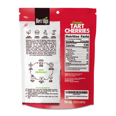 Berrilys unsweetened tart cherries, snack-ready and naturally tart.
