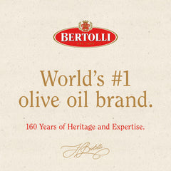 Bertolli Polyphenols EVOO bottle highlights rich flavor with natural polyphenols.