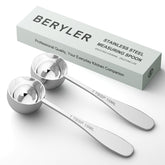 BERYLER 2-piece measuring spoons set with 1 tablespoon capacity in a gift box.