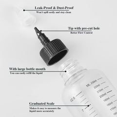 Besarme bottle flow-control cap enables customizable drop size during scalp treatments