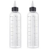Besarme bottle with graduated scale for precise measurements during home hair care