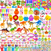 Beser Easter eggs filled with toys inside for colorful spring fun