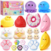 BESNEL donut squishy toy, soft tactile experience for stress relief and focus.