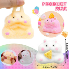 BESNEL Taba squishy hamster held in hand shows soft texture.