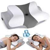 Bespillow cervical pillow tilted surface provides precise neck alignment.
