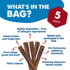 Best Bully Sticks grain-free beef chew as a natural protein snack