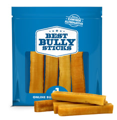 Best Bully Sticks Himalayan Yak Cheese - Large 4-Count pack, natural chew for dogs.