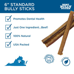 Best Bully Sticks natural beef chew demonstrating grain-free formula for dogs