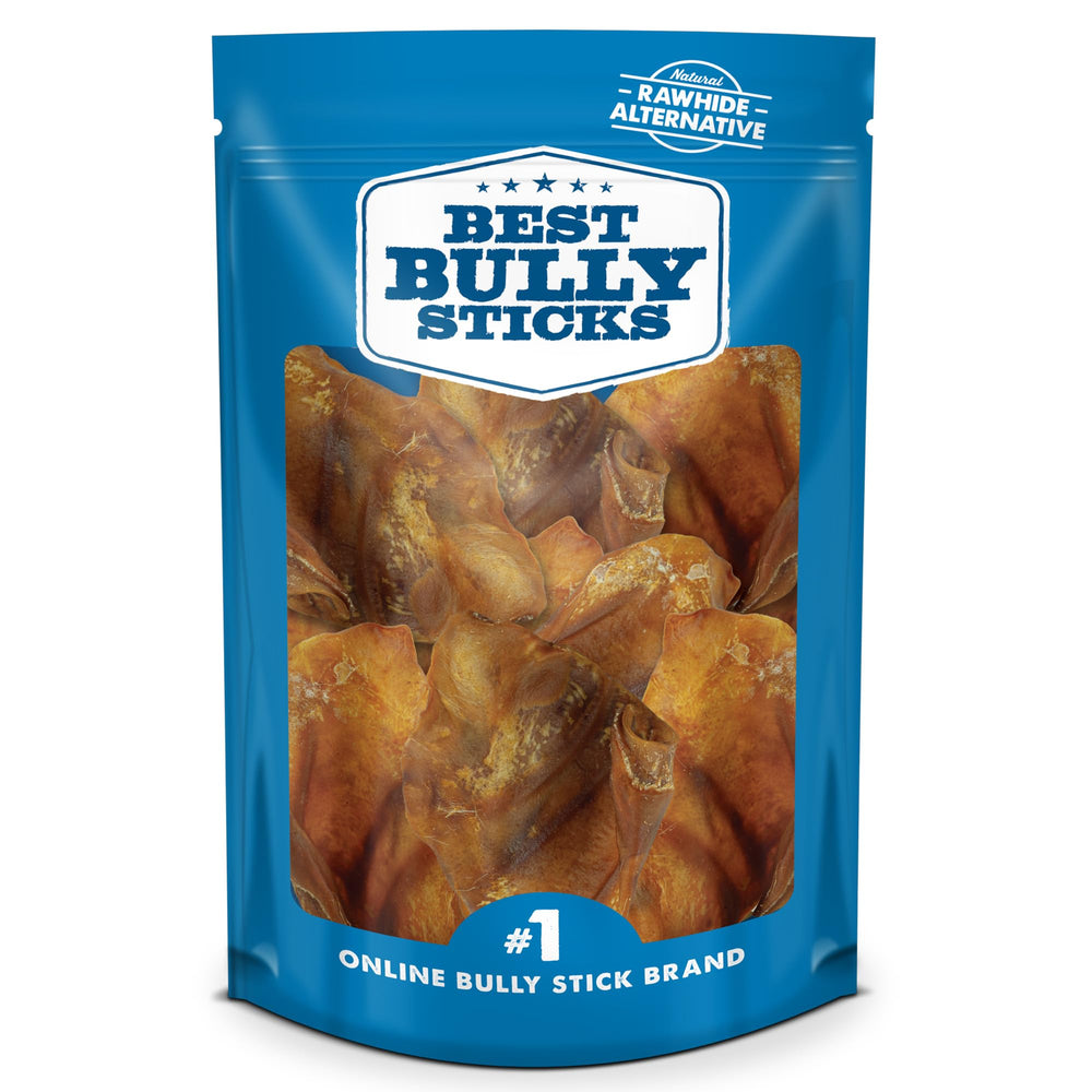 Best Bully Sticks pig ears for dogs, a crunchy and easily digestible chew.