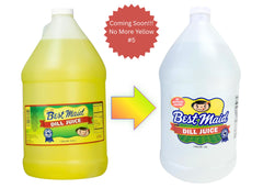 Pour-ready Best Maid Dill Juice 1Gal bottle ideal for cocktails and marinades.