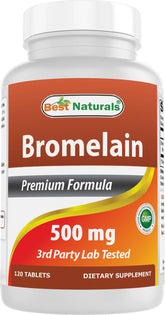 Best Naturals Bromelain bottle front for digestion support