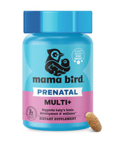 Best Nest Wellness Mama Bird prenatal caplet on blister pack for daily brain-friendly nutrition.