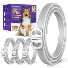 BestHoby flea-tick collar four-pack gray for multi-dog homes