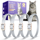 BestHoby flea tick collar for cats in gray packaging, ready for use