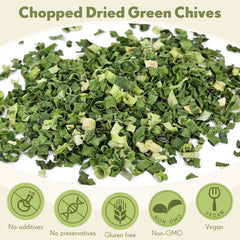 Besway Chives soup sprinkle, adds a mild onion-like flavor
