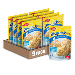 Betty Crocker Bisquick mix pack ready for quick, fluffy buttermilk biscuits