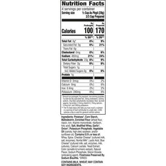 Betty Crocker Cheesy Scalloped Potatoes package back, clear cooking steps.