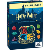 Betty Crocker Harry Potter house symbols snacks spark magical snack time.