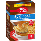 Betty Crocker scalloped potatoes twin-pack box ready for a quick weeknight side.