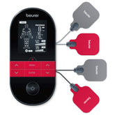 Beurer EM59 with clear front display for easy use and electrode placement.