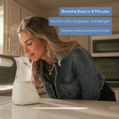 Beurer SI30 quick warm-up demo for fast sinus relief in minutes.